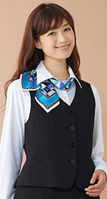 S-03720 SELERY(セロリー) ベスト ストライプ 9903720