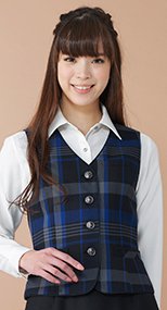 S-03981 03986 03989 SELERY(セロリー) ベスト チェック 9903981