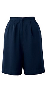 en joie(アンジョア) 71076 エコ素材でプチプラの脇ゴムキュロットスカート 無地(50cm丈) 93-71076