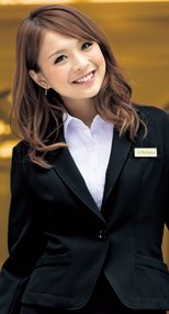 en joie(アンジョア) 81450 接客・営業に!シックな色合いのニットジャケット 無地 93-81450