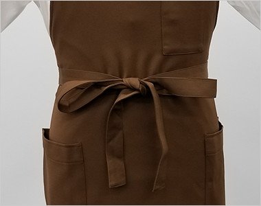 ひもを前で結んでオシャレな2WAYの着こなしも可能