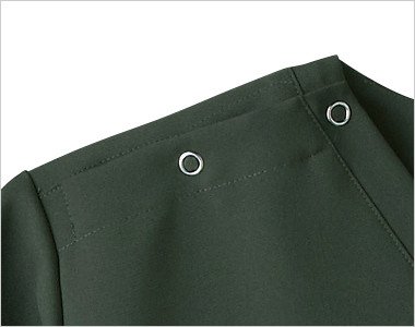 右肩 着脱のしやすいホック(リングドット)付き