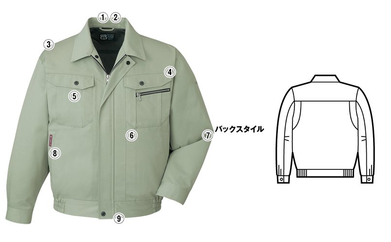 自重堂jichodo80100 商品詳細・こだわりPOINT
