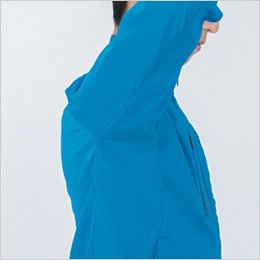 脇下 XEカットで腕の上げ下げがラクラク