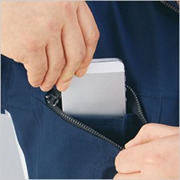 右胸 携帯電話収納ポケット