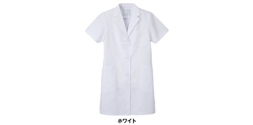 KEX5132 ナガイレーベン(nagaileben) ケックスター シングル半袖診察衣(女性用) 色展開