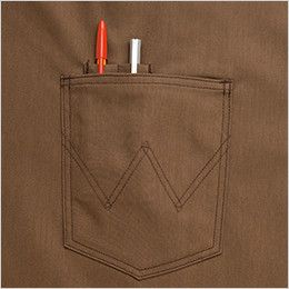 AZ64281 アイトス Wrangler(ラングラー) ミディエプロン(男女兼用) ペン差し付ポケット