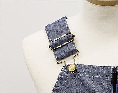 LCK79001 Lee オーバーオールエプロン(男女兼用) 調節可能な肩ひも