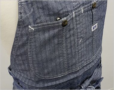 LCK79001 Lee オーバーオールエプロン(男女兼用) ポケット