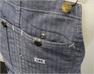 LCK79001 Lee オーバーオールエプロン(男女兼用) ポケット