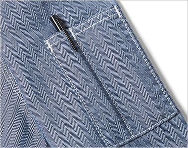 LWB06001 Lee ジップアップジャケット(男性用) ペン挿しポケット