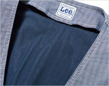 LWV19001 Lee ジップアップベスト(男女兼用) 通気性のよいメッシュ裏地