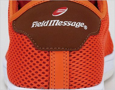 自重堂 S1161 Field Message メッシュセーフティスニーカー ブランドロゴプリント