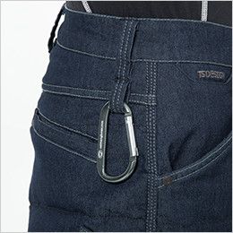 5234 TS DESIGN メンズニッカーズ中綿キルティングカーゴパンツ(男女兼用) ダブルループ・コインポケット刺繍