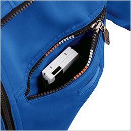 ジーベック 1670 カラーライダースジャケット(男女兼用) 二重構造ポケット