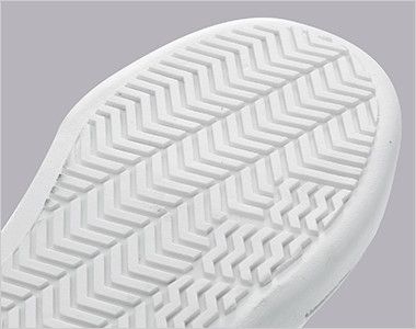 ジーベック 85661 厨房シューズ 水場でも滑りにくくグリップのきくラバーソール意匠です。
