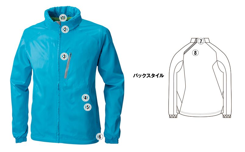 3100 桑和 カラーブルゾン 商品詳細・こだわりPOINT