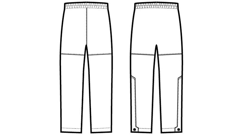 AZ56302 アイトス ディアプレックス 全天候型パンツ ハンガーイラスト・線画